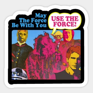 Use the force! Sticker